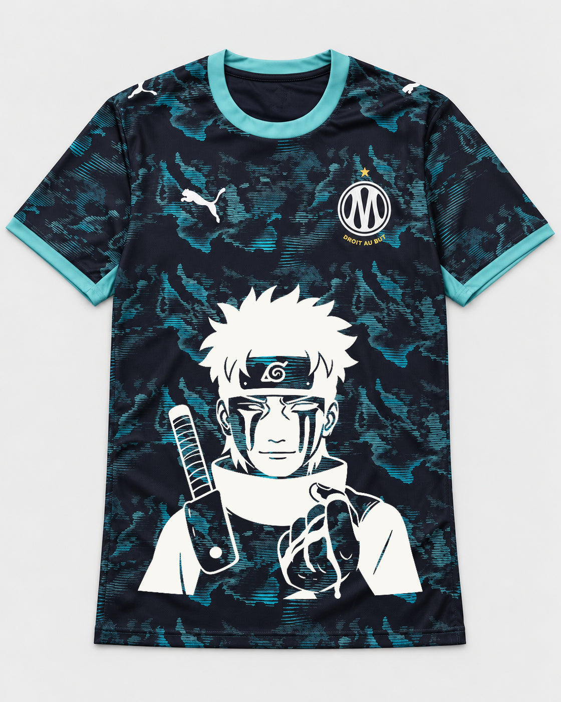 Olympique Marseille Dark Shisui Last Promise Jersey — Front