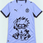 Olympique Marseille Lavender Kakashi Silent Jutsu Jersey — Front
