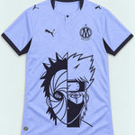Olympique Marseille Lavender Obito Kakashi Shared Destiny Jersey — Front