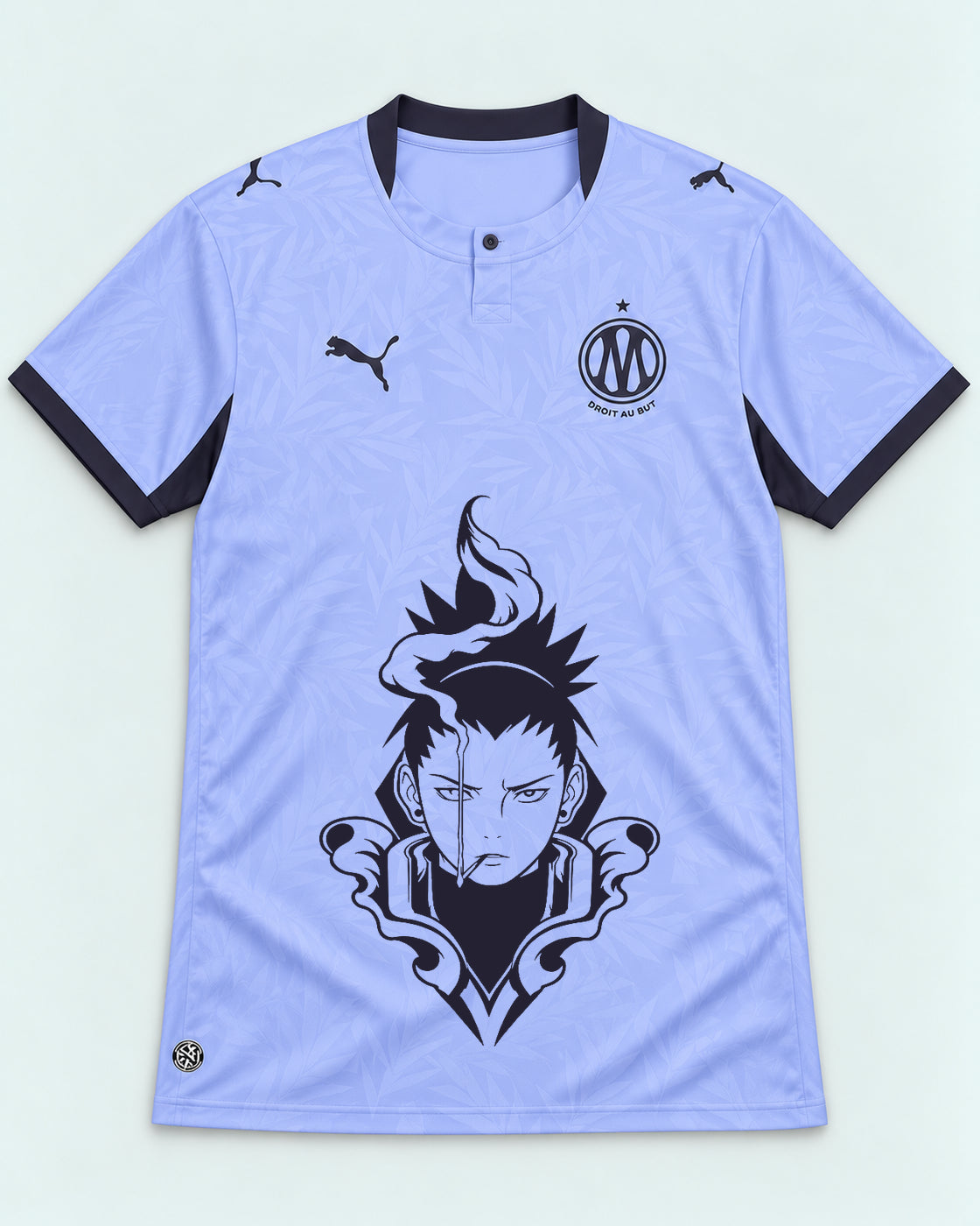 Olympique Marseille Lavender Shikamaru Shadow Mind Jersey — Front