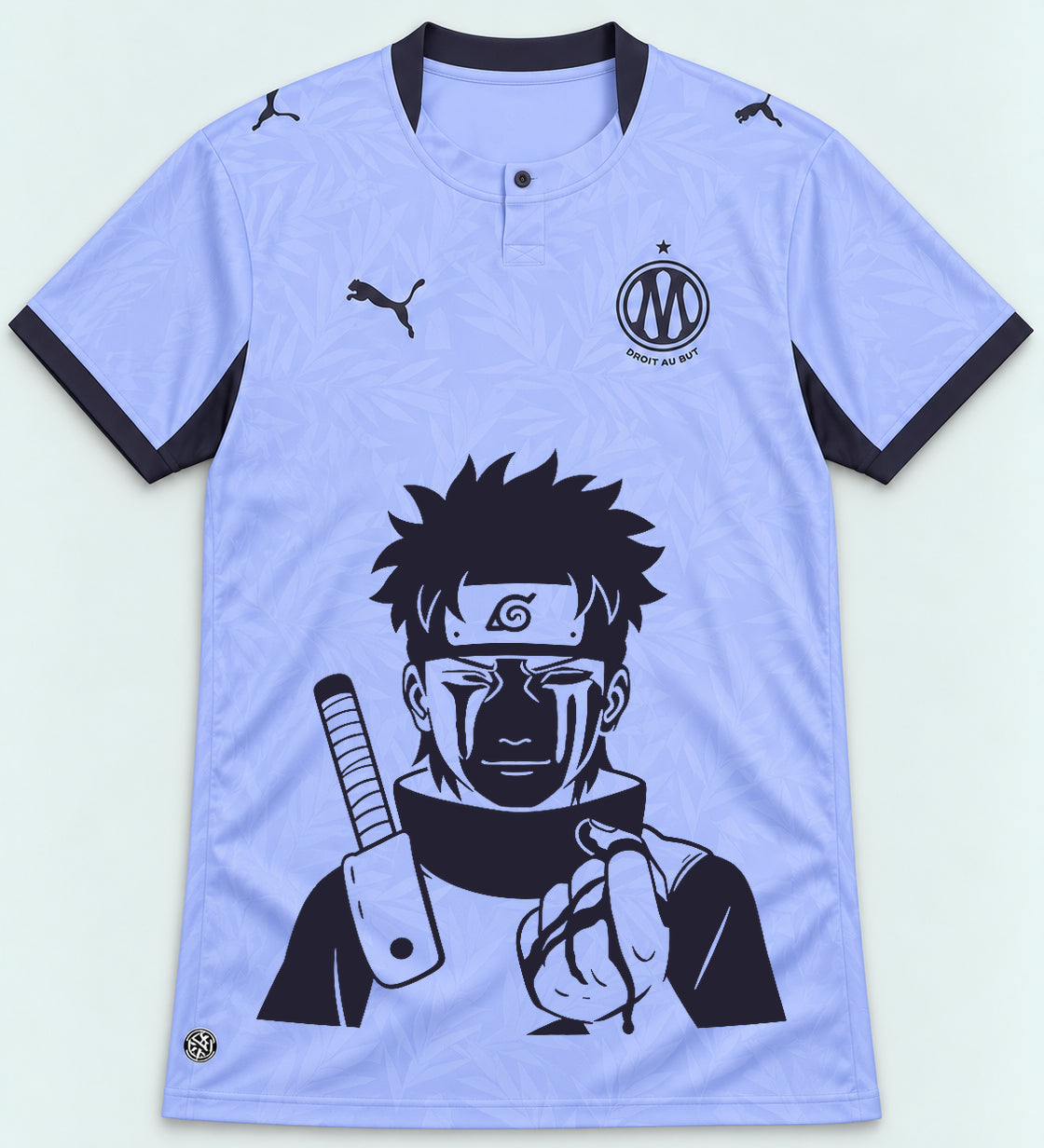 Olympique Marseille Lavender Shisui Last Promise Jersey — Front