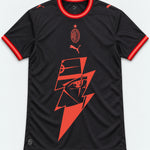AC Milan Dark Kakashi Lightning Eye Jersey — Front