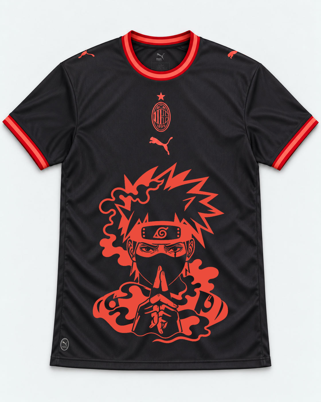 AC Milan Dark Kakashi Silent Jutsu Jersey — Front