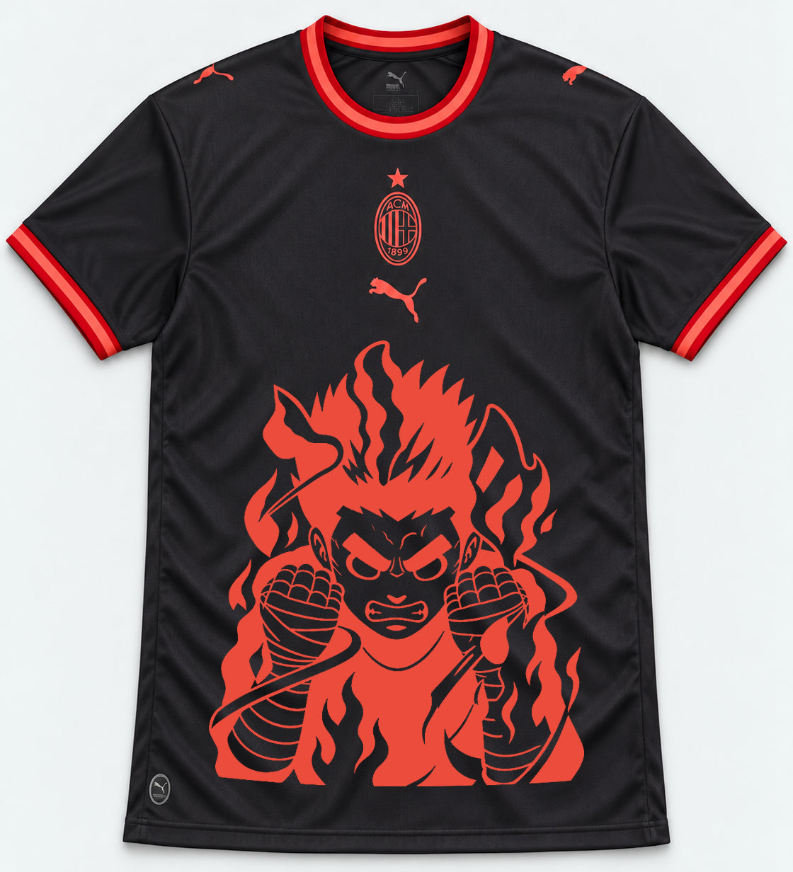 AC Milan Dark Rock Lee Inner Flame Jersey — Front