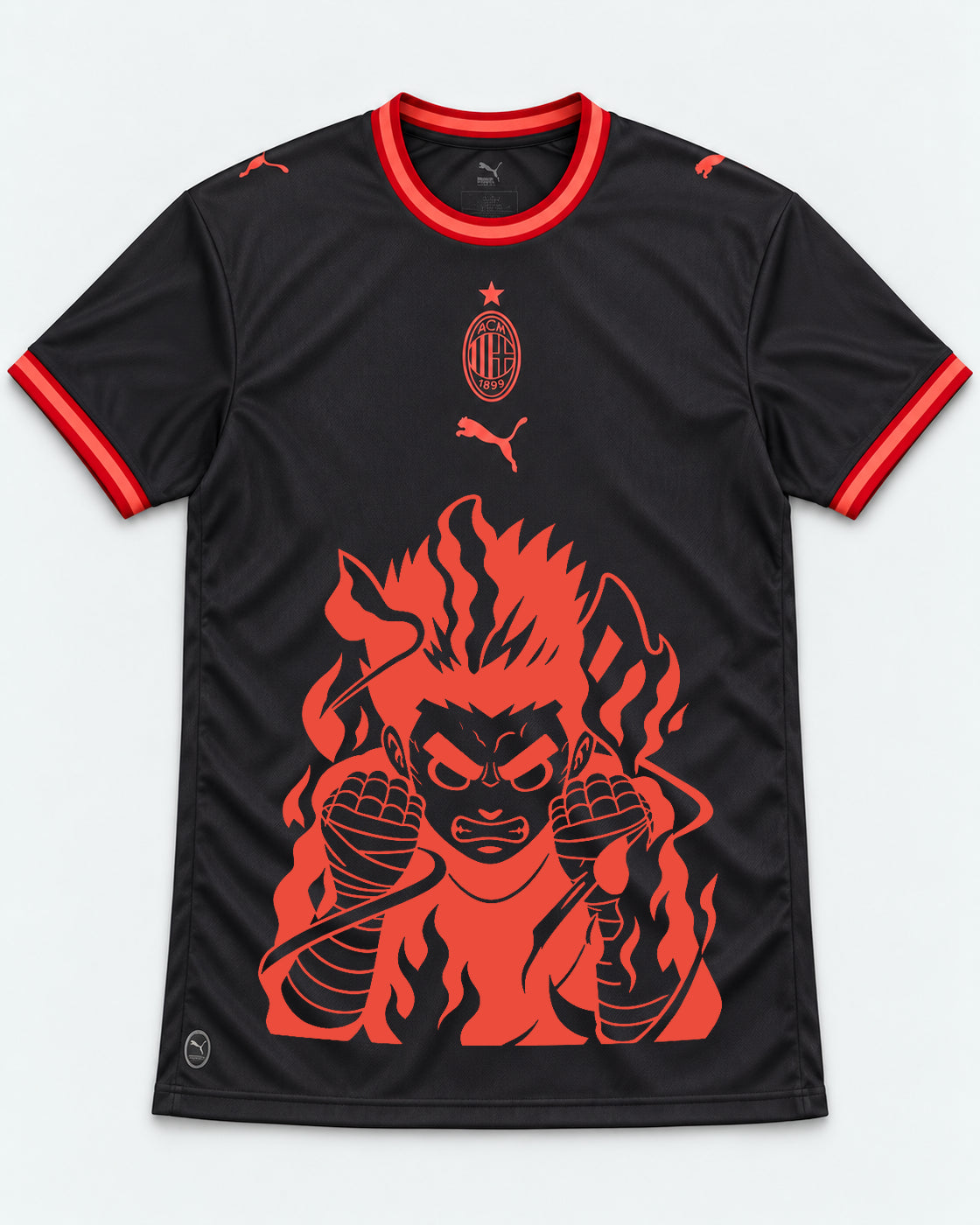 AC Milan Dark Rock Lee Inner Flame Jersey — Front