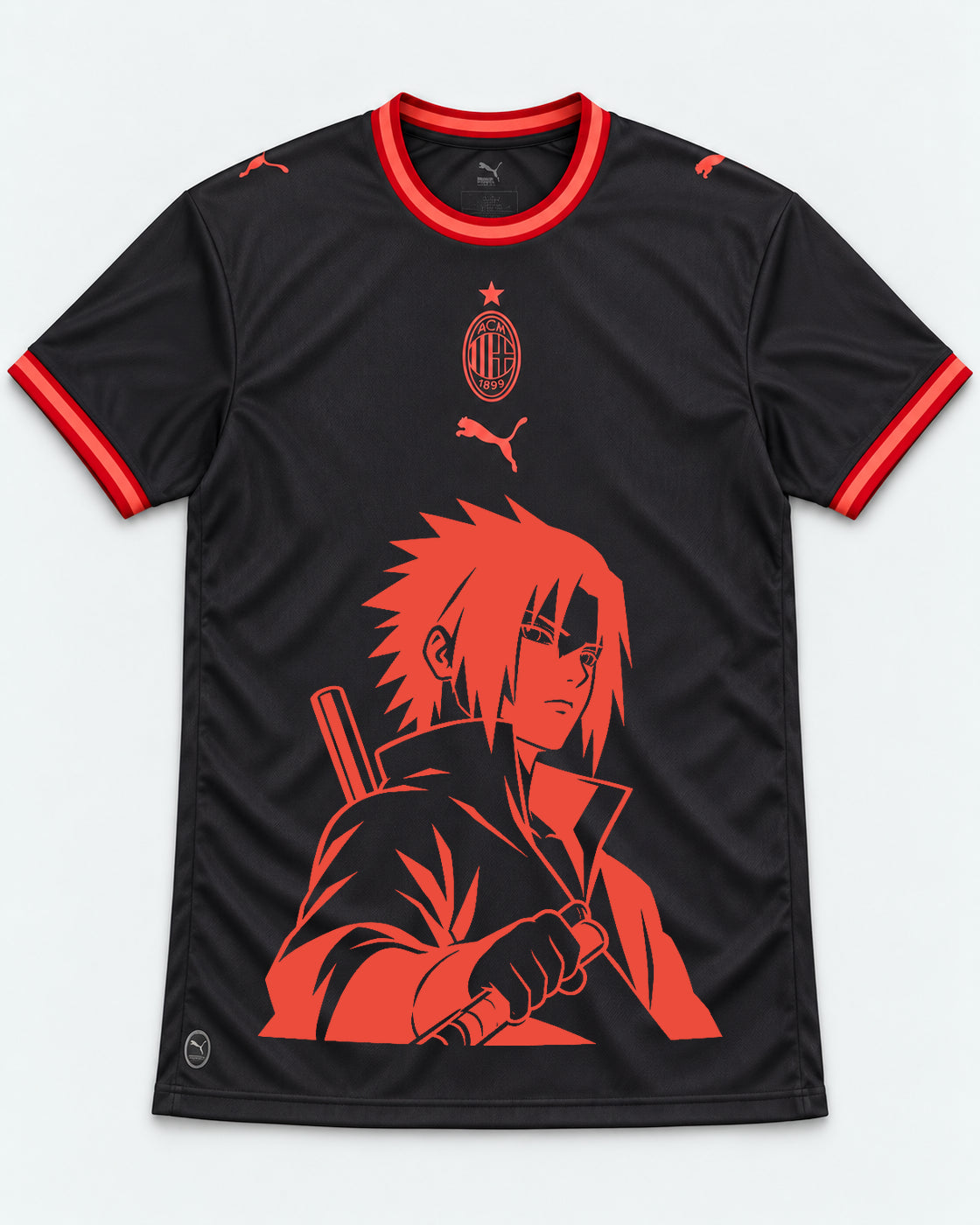AC Milan Dark Sasuke Last Uchiha Jersey — Front