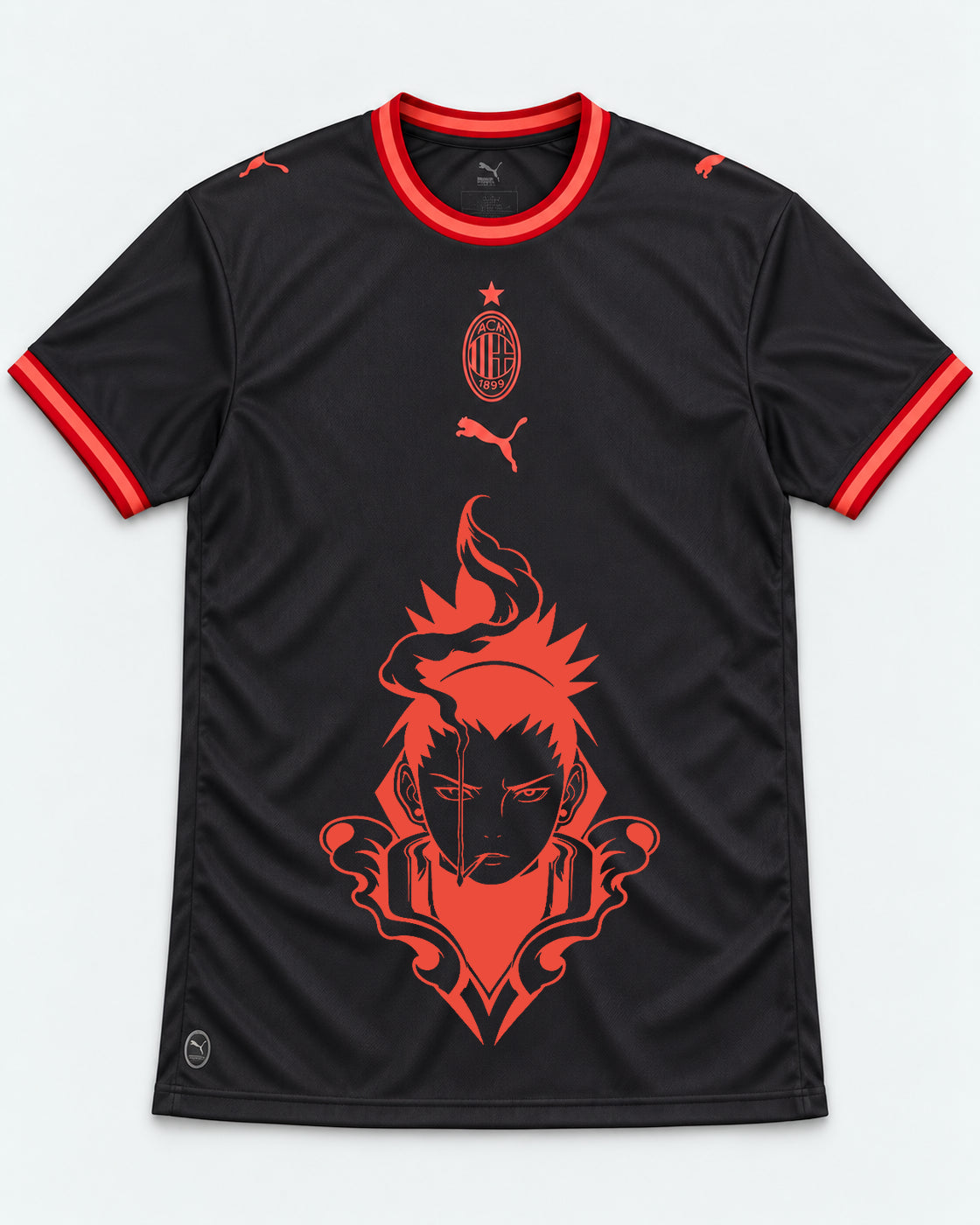 AC Milan Dark Shikamaru Shadow Mind Jersey — Front