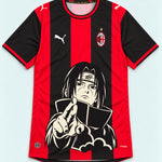 AC Milan Red Itachi Silent Promise Jersey — Front