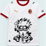 AC Milan White Kakashi Silent Jutsu Jersey — Front