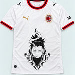 AC Milan White Shikamaru Shadow Mind Jersey — Front