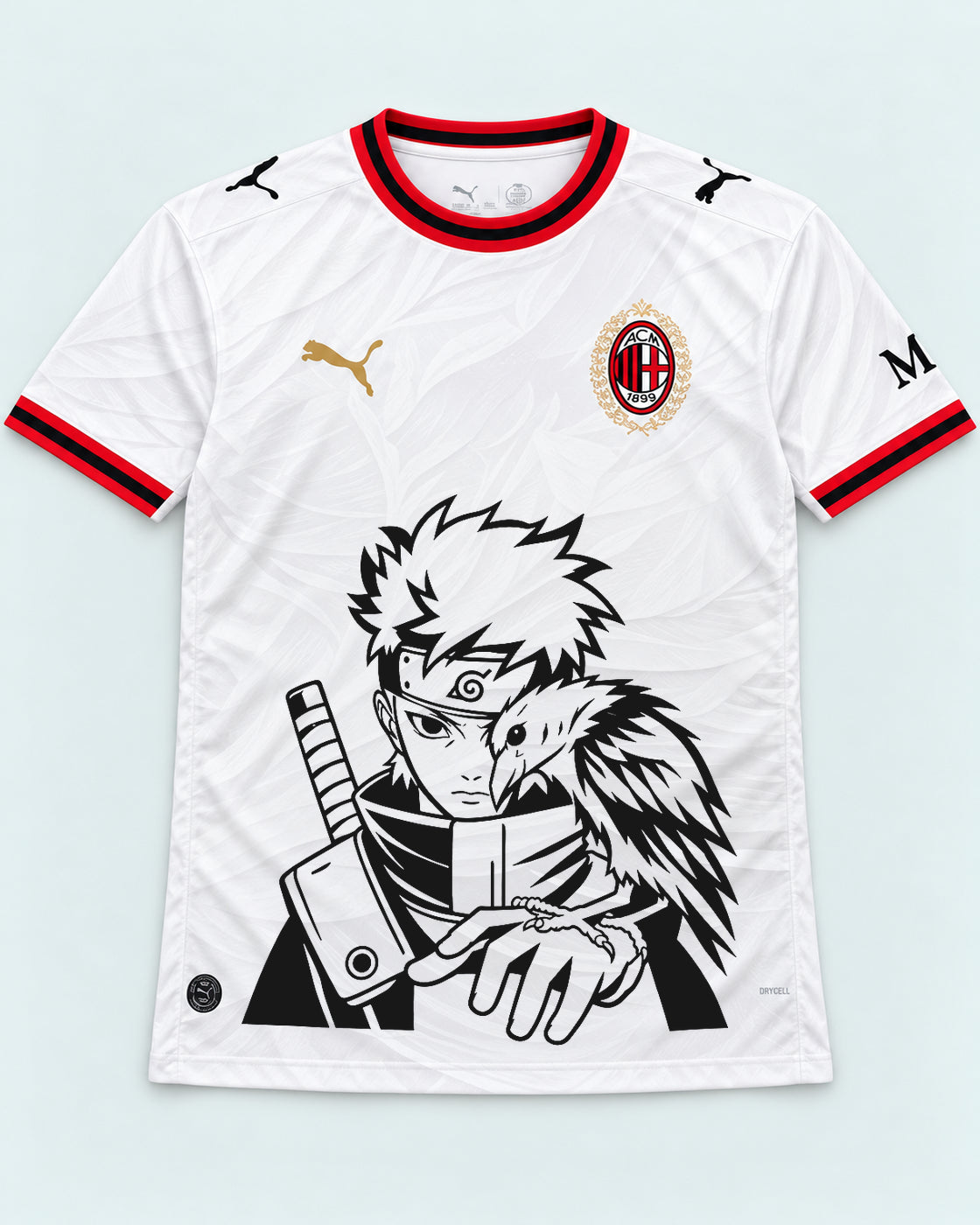 AC Milan White Shisui Raven Oath Jersey — Front