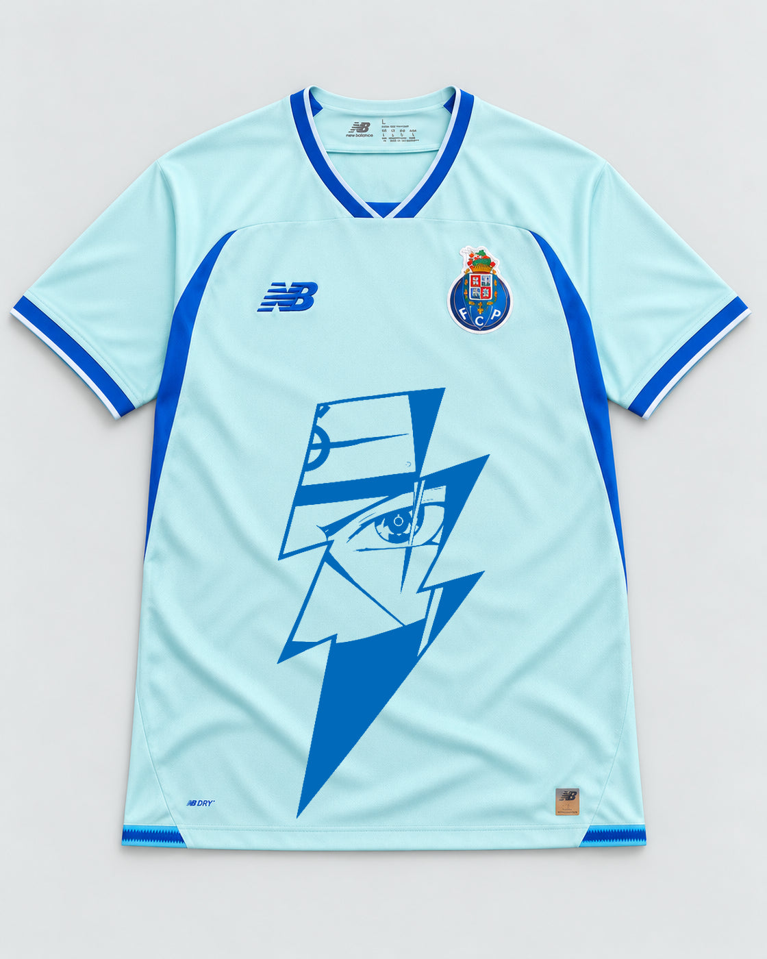 Porto Aqua Kakashi Lightning Eye Jersey — Front