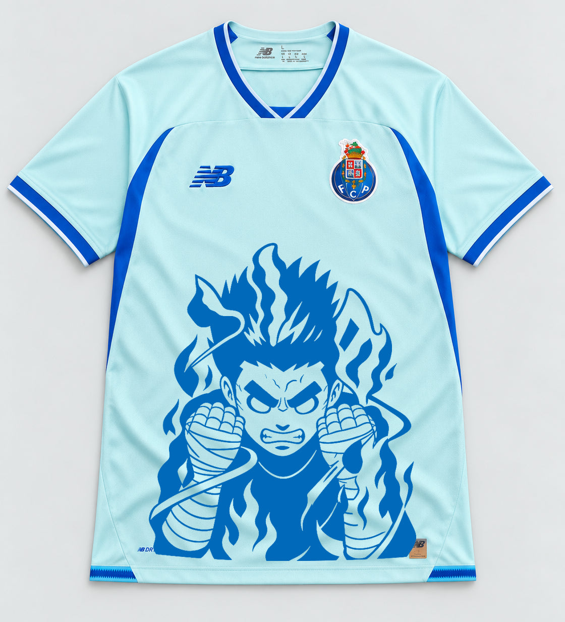 Porto Aqua Rock Lee Inner Flame Jersey — Front