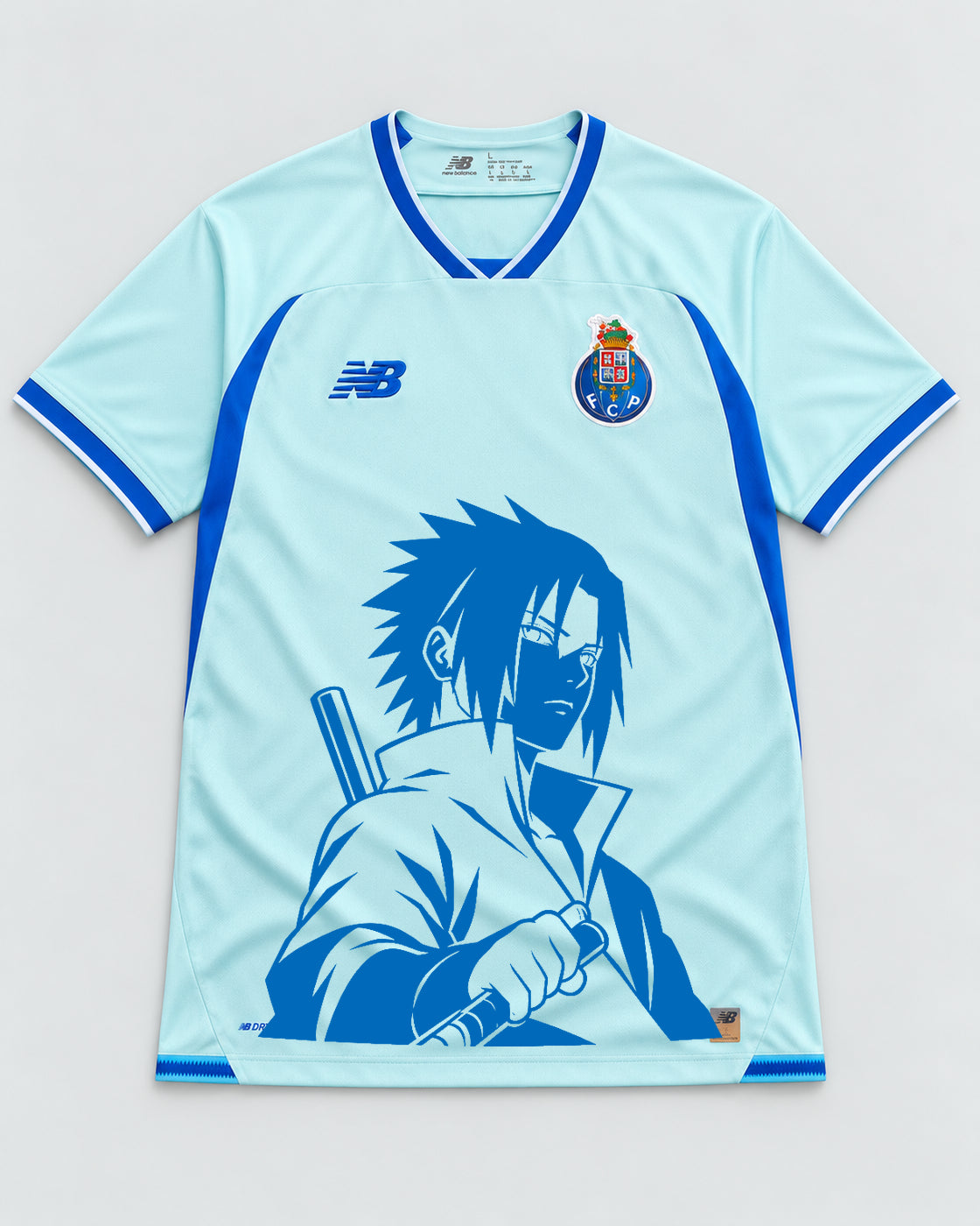 Porto Aqua Sasuke Last Uchiha Jersey — Front