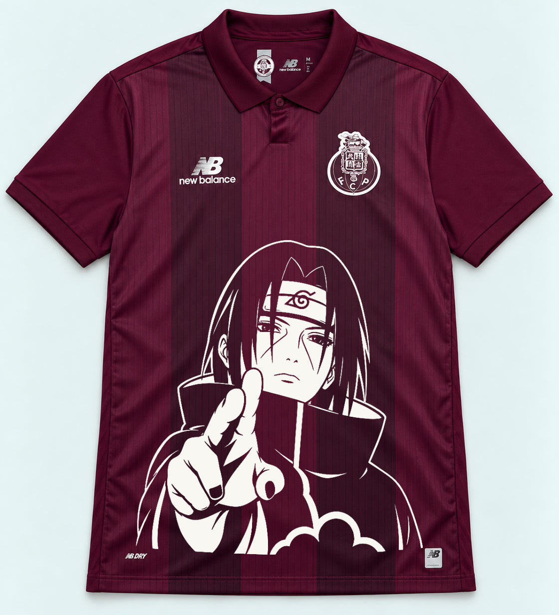 Porto Burgundy Itachi Silent Promise Jersey — Front