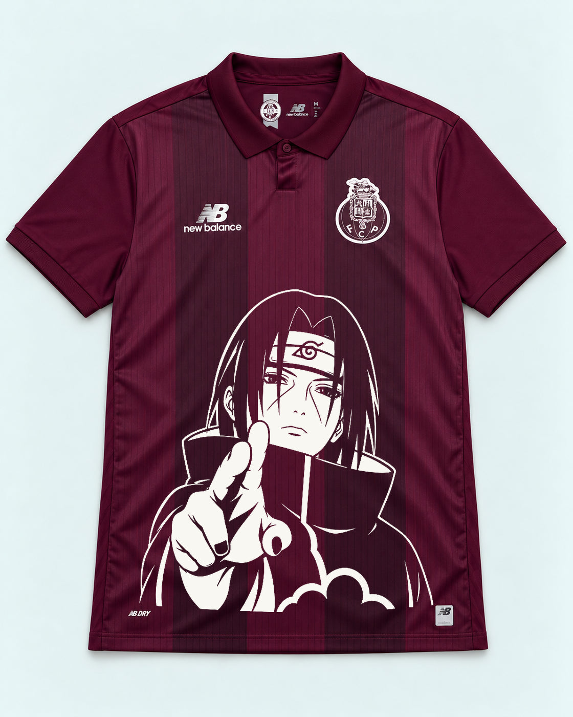Porto Burgundy Itachi Silent Promise Jersey — Front