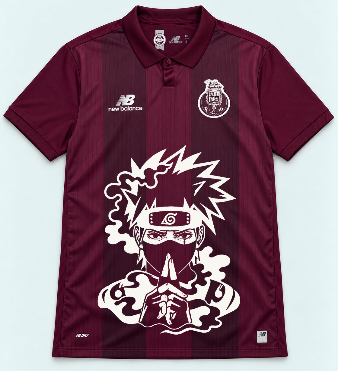 Porto Burgundy Kakashi Silent Jutsu Jersey — Front