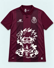 Porto Burgundy Kakashi Silent Jutsu Jersey — Front