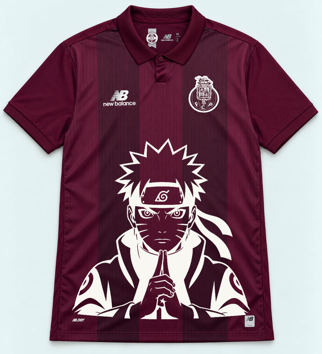 Porto Burgundy Naruto Sage Resolve Jersey — Front