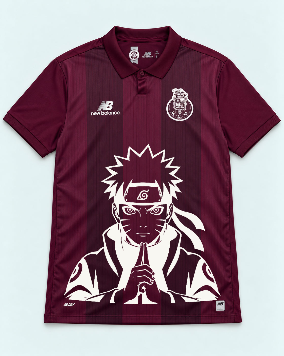 Porto Burgundy Naruto Sage Resolve Jersey — Front