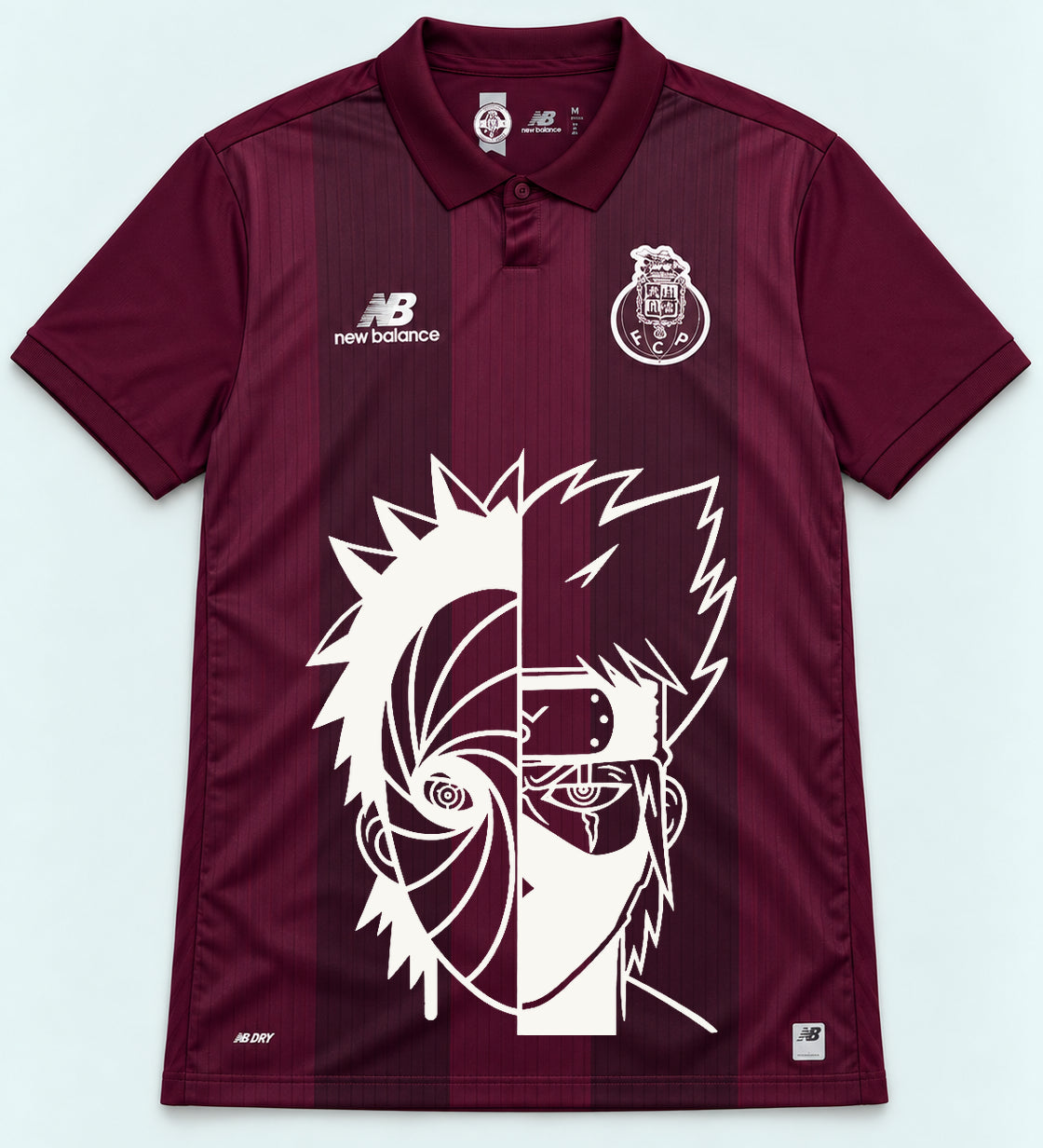 Porto Burgundy Obito Kakashi Shared Destiny Jersey — Front