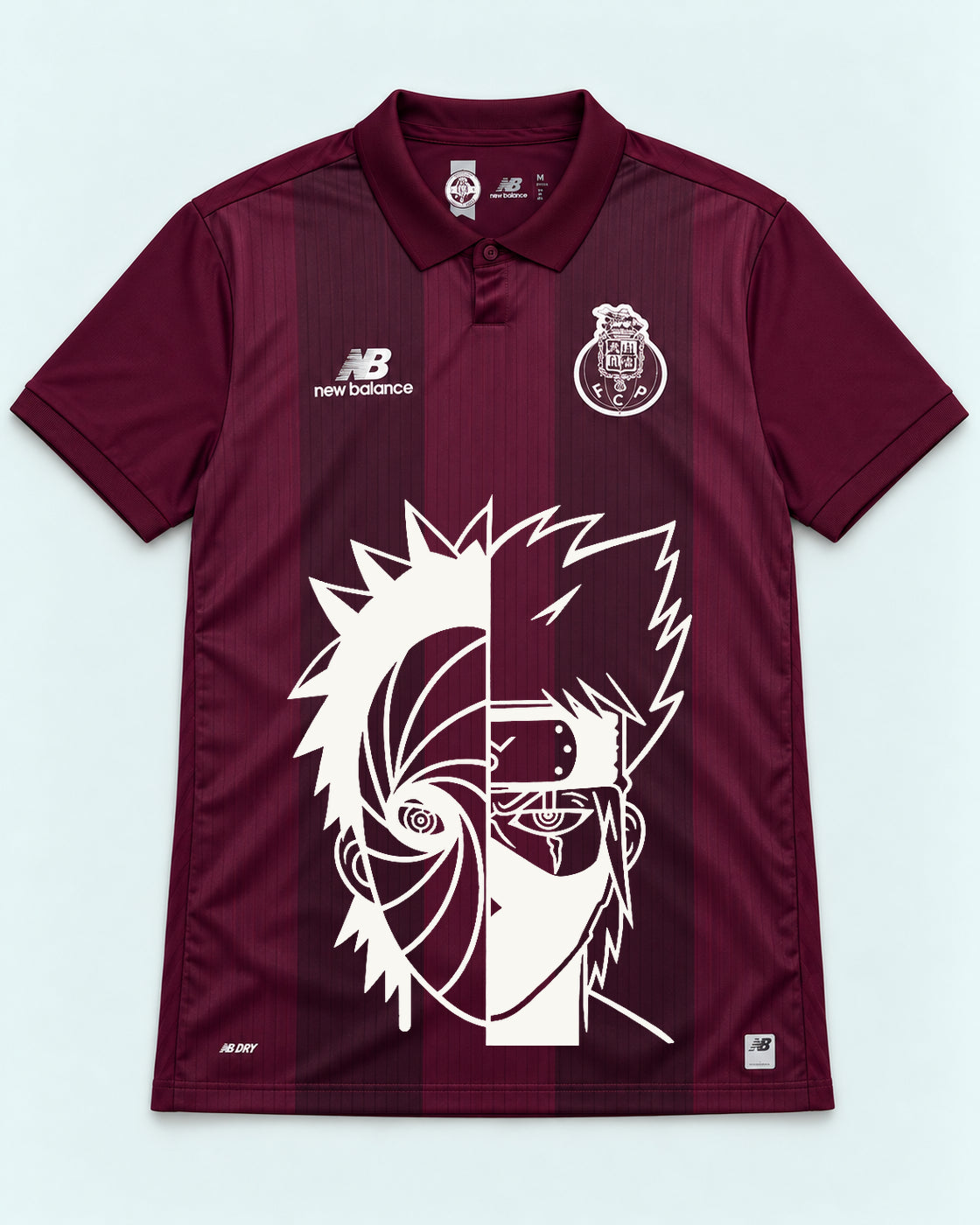 Porto Burgundy Obito Kakashi Shared Destiny Jersey — Front