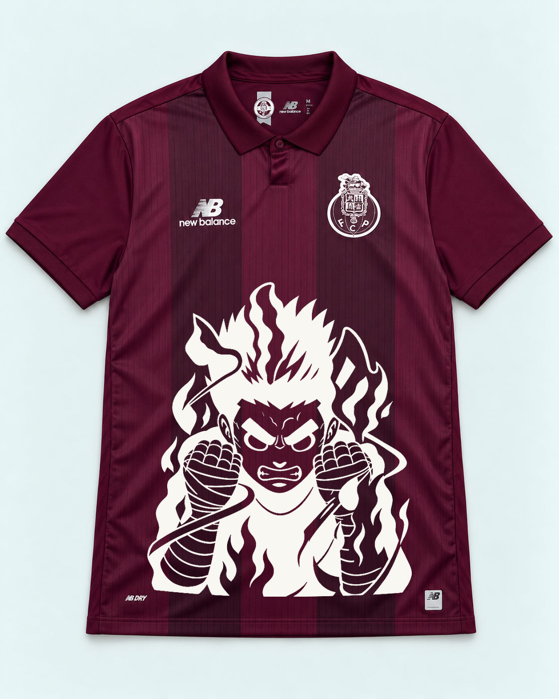 Porto Burgundy Rock Lee Inner Flame Jersey — Front