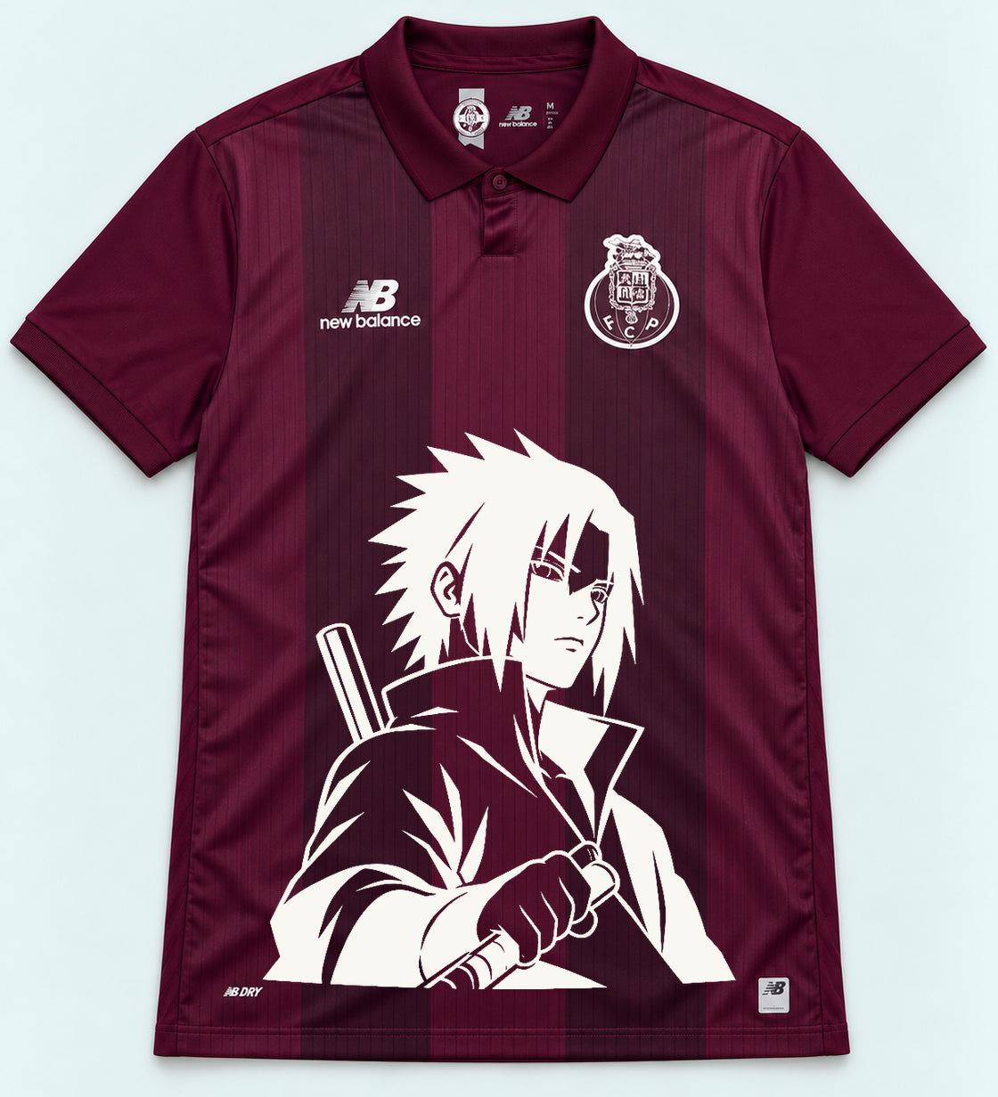 Porto Burgundy Sasuke Last Uchiha Jersey — Front