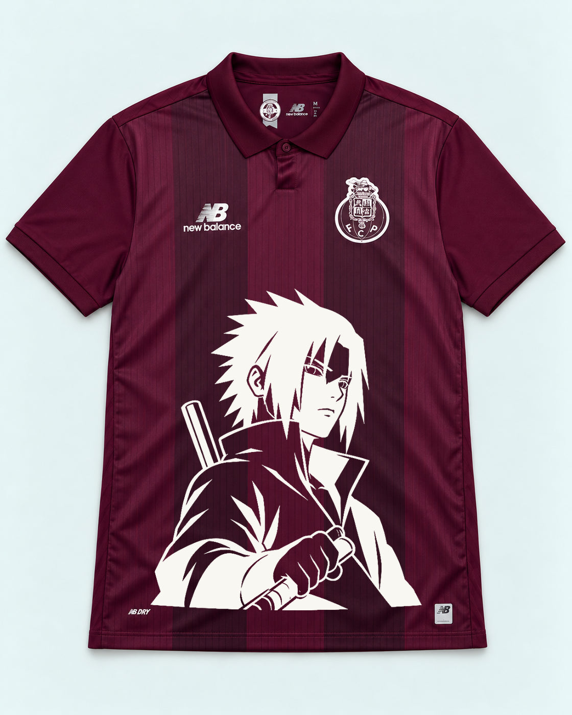 Porto Burgundy Sasuke Last Uchiha Jersey — Front