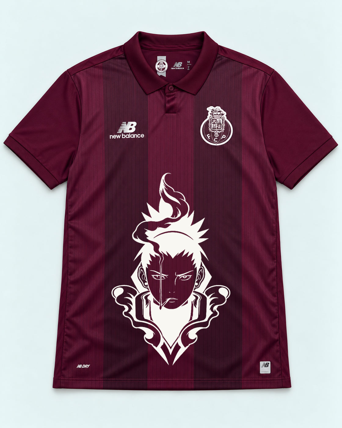 Porto Burgundy Shikamaru Shadow Mind Jersey — Front
