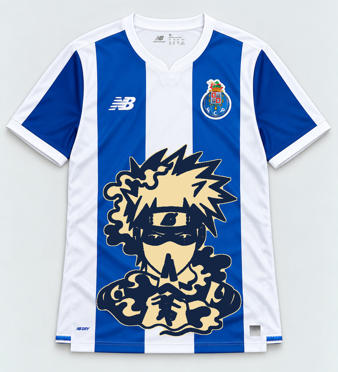 Porto Striped Kakashi Silent Jutsu Jersey — Front