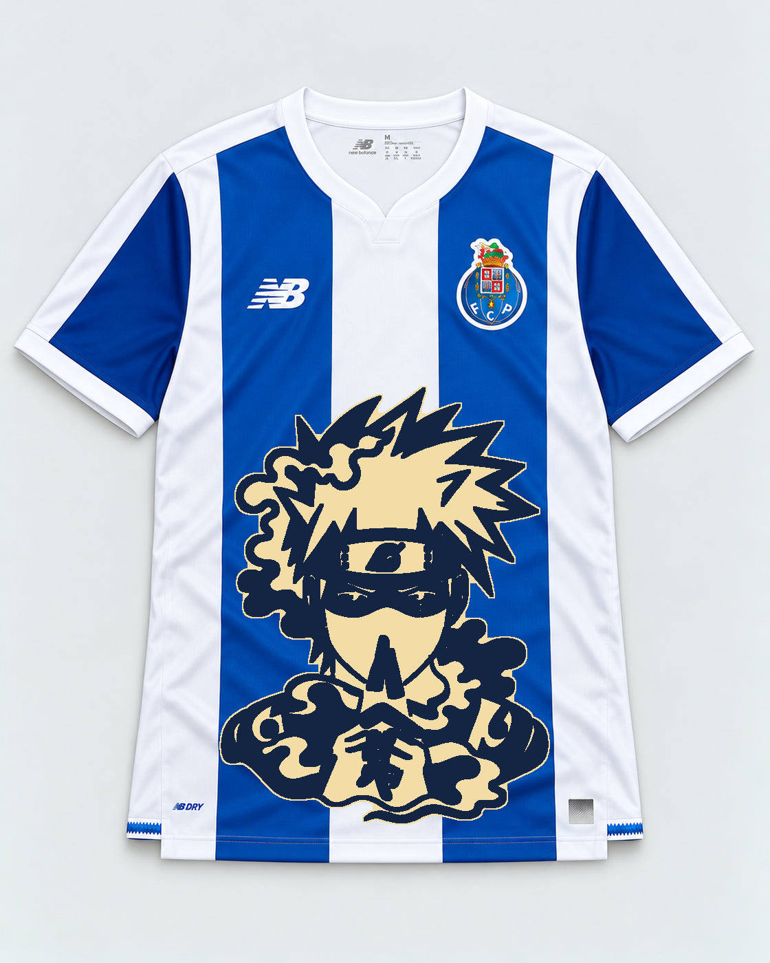 Porto Striped Kakashi Silent Jutsu Jersey — Front