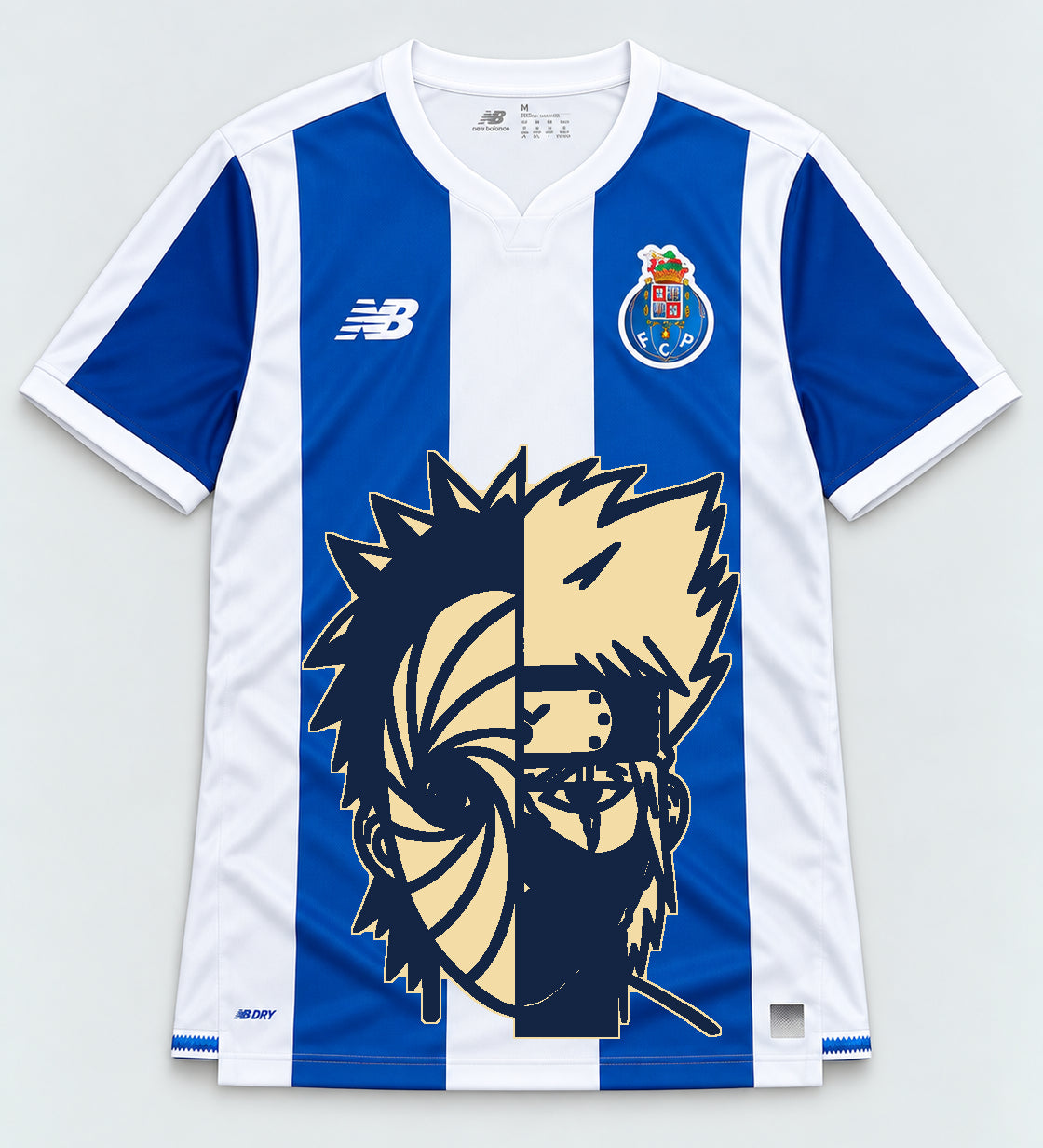 Porto Striped Obito Kakashi Shared Destiny Jersey — Front