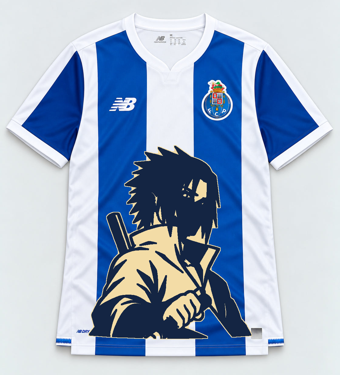 Porto Striped Sasuke Last Uchiha Jersey — Front