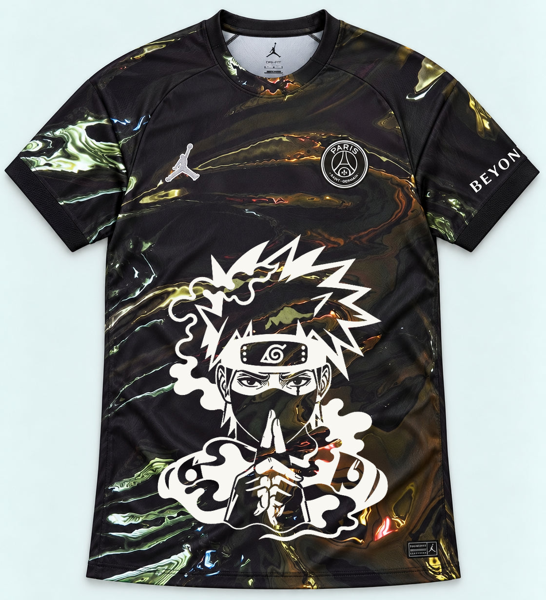 PSG Black Kakashi Silent Jutsu Jersey — Front