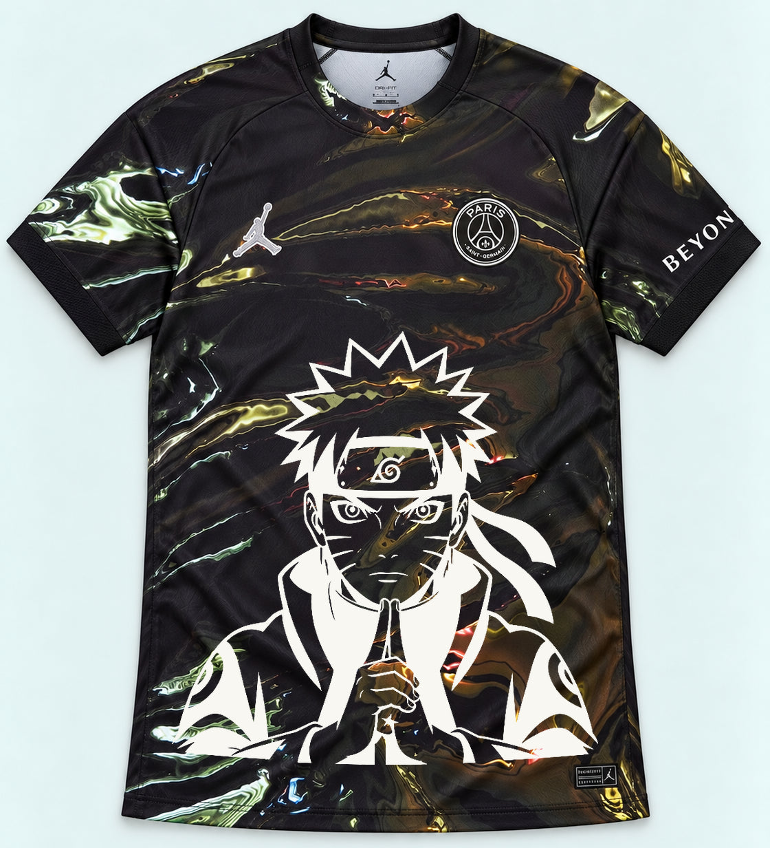 PSG Black Naruto Sage Resolve Jersey — Front