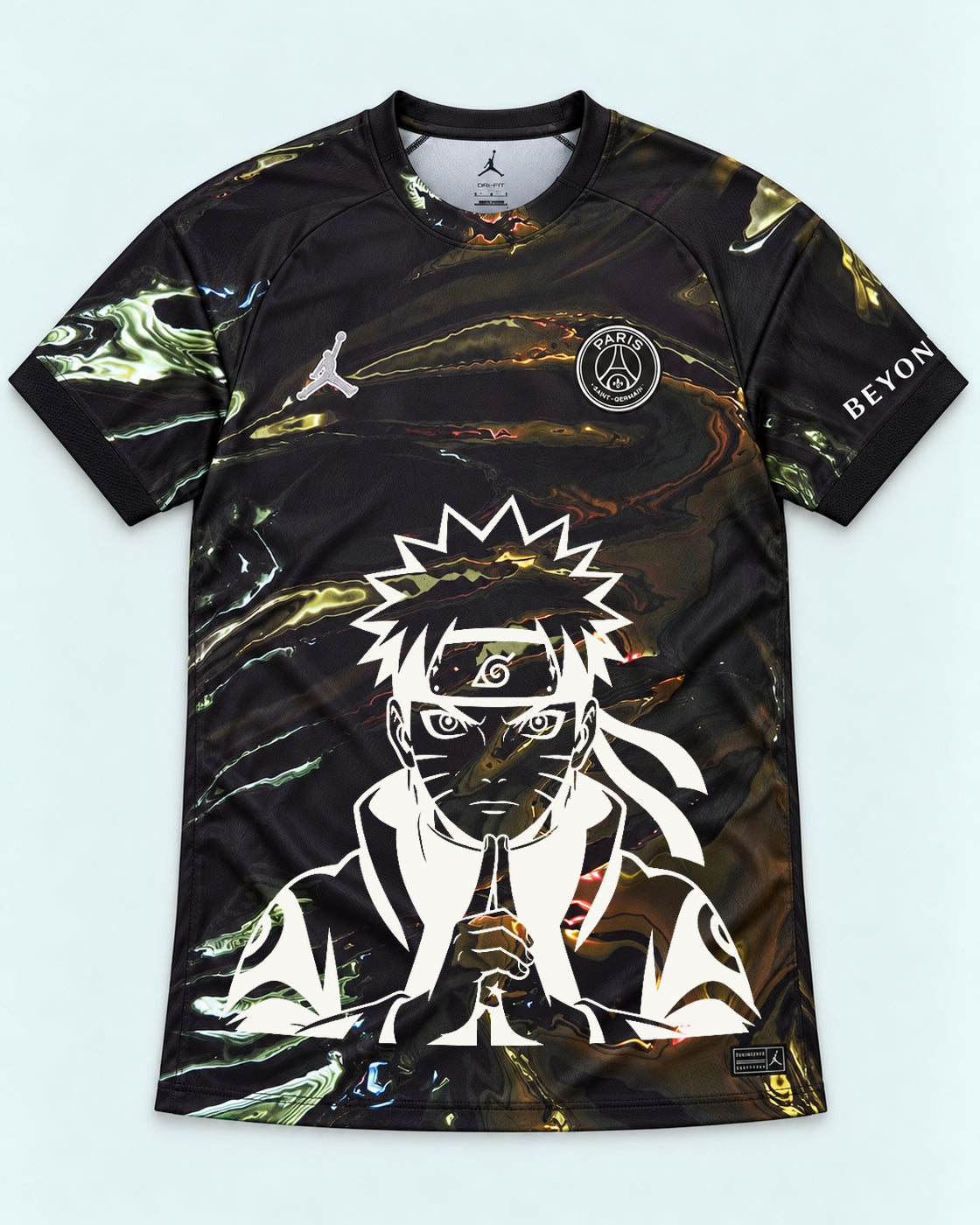 PSG Black Naruto Sage Resolve Jersey — Front