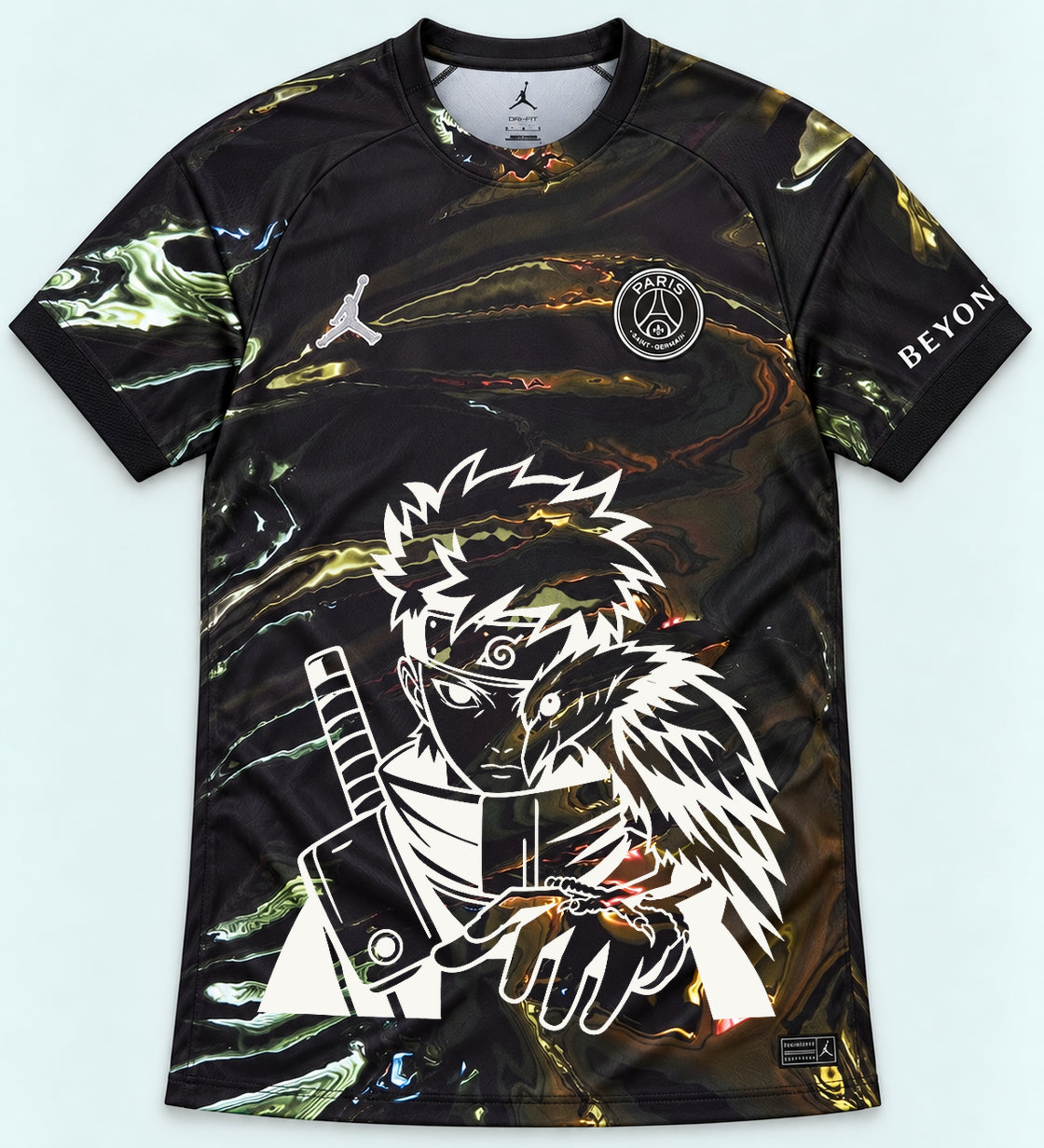 PSG Black Shisui Raven Oath Jersey — Front
