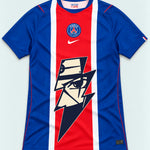 PSG Blue Kakashi Lightning Eye Jersey — Front