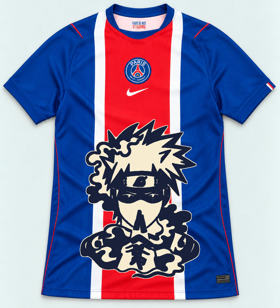 PSG Blue Kakashi Silent Jutsu Jersey — Front