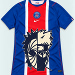 PSG Blue Obito Kakashi Shared Destiny Jersey — Front