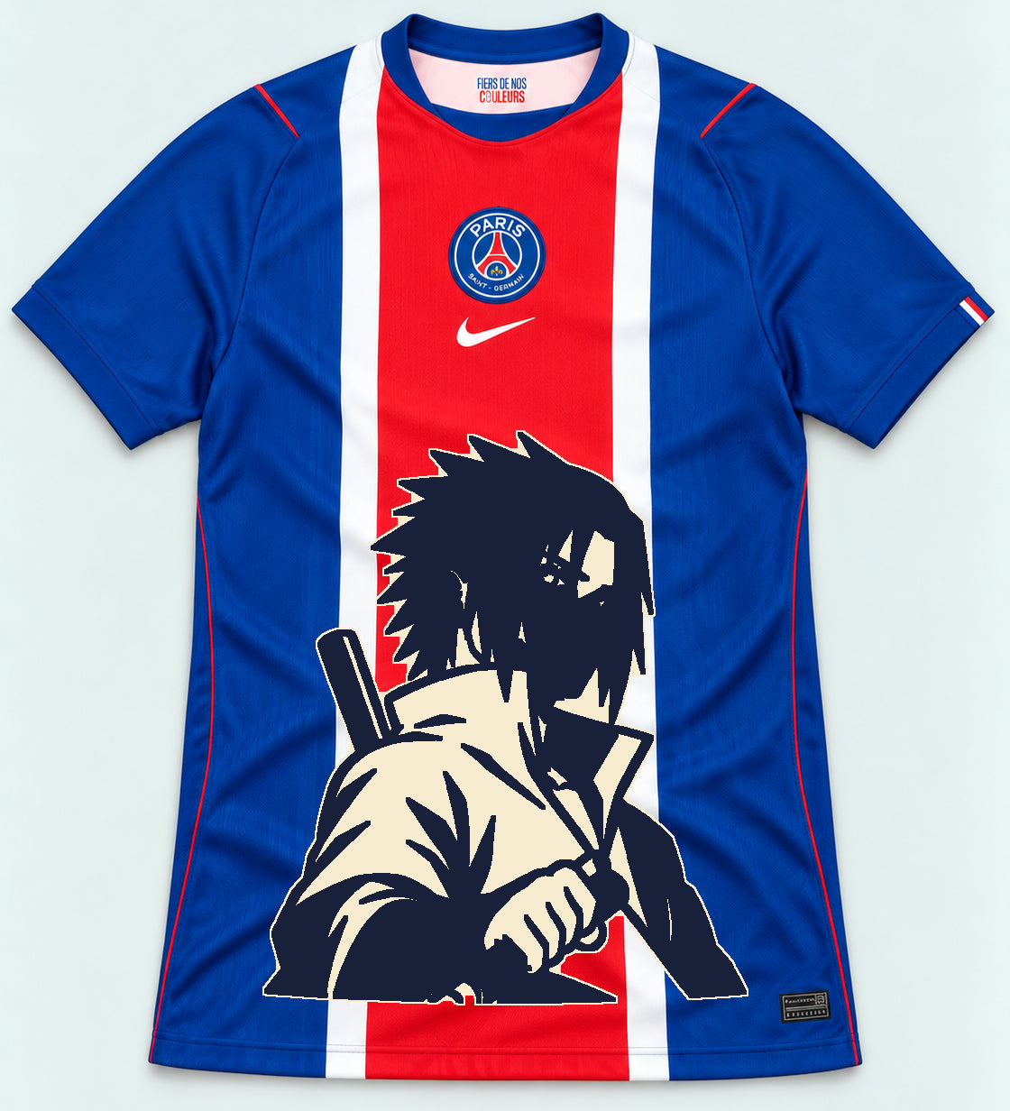 PSG Blue Sasuke Last Uchiha Jersey — Front
