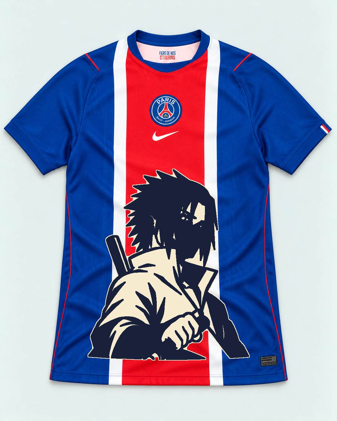 PSG Blue Sasuke Last Uchiha Jersey — Front