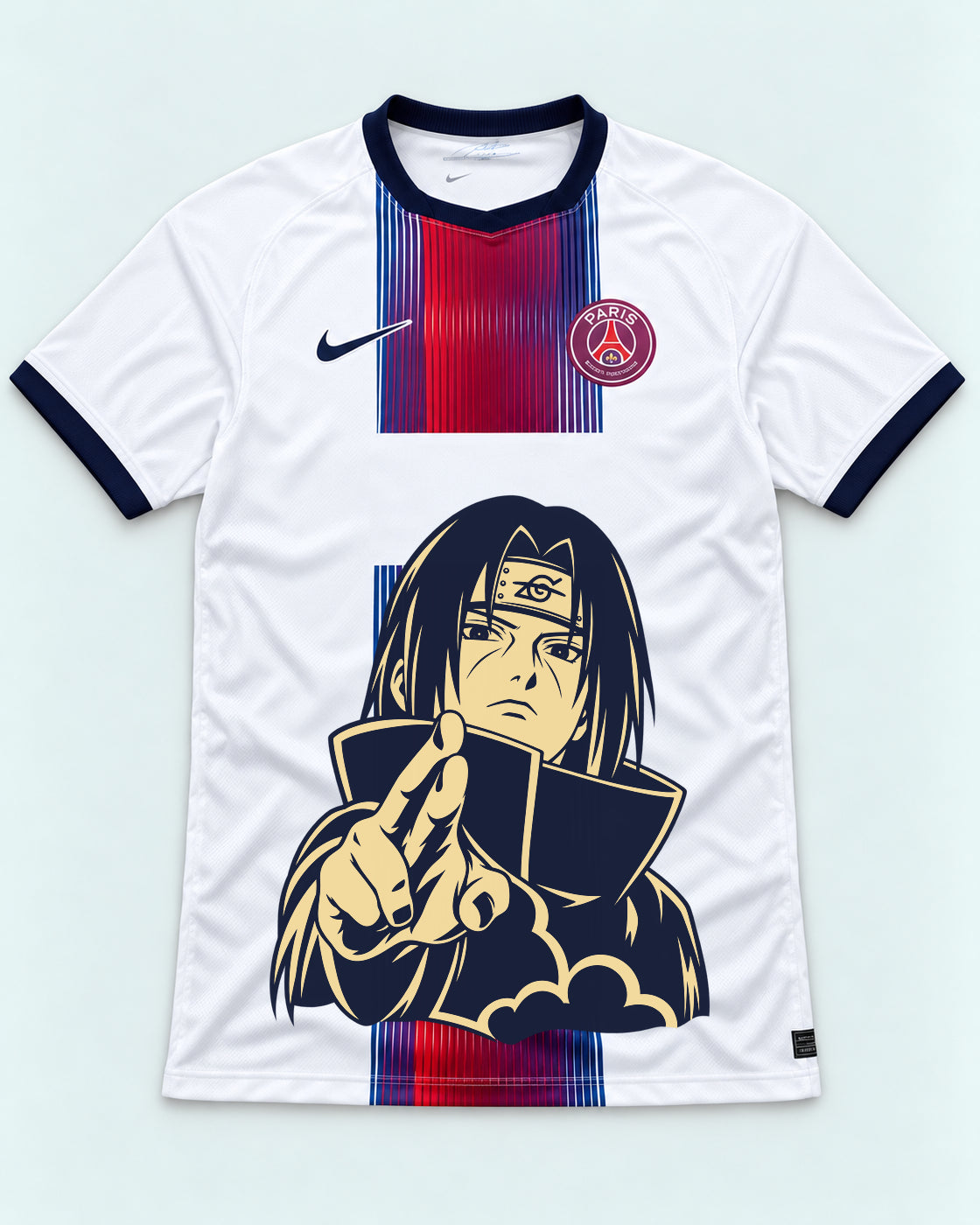 PSG White Itachi Silent Promise Jersey — Front