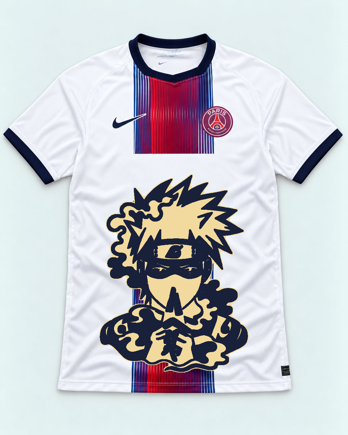 PSG White Kakashi Silent Jutsu Jersey — Front