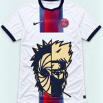 PSG White Obito Kakashi Shared Destiny Jersey — Front