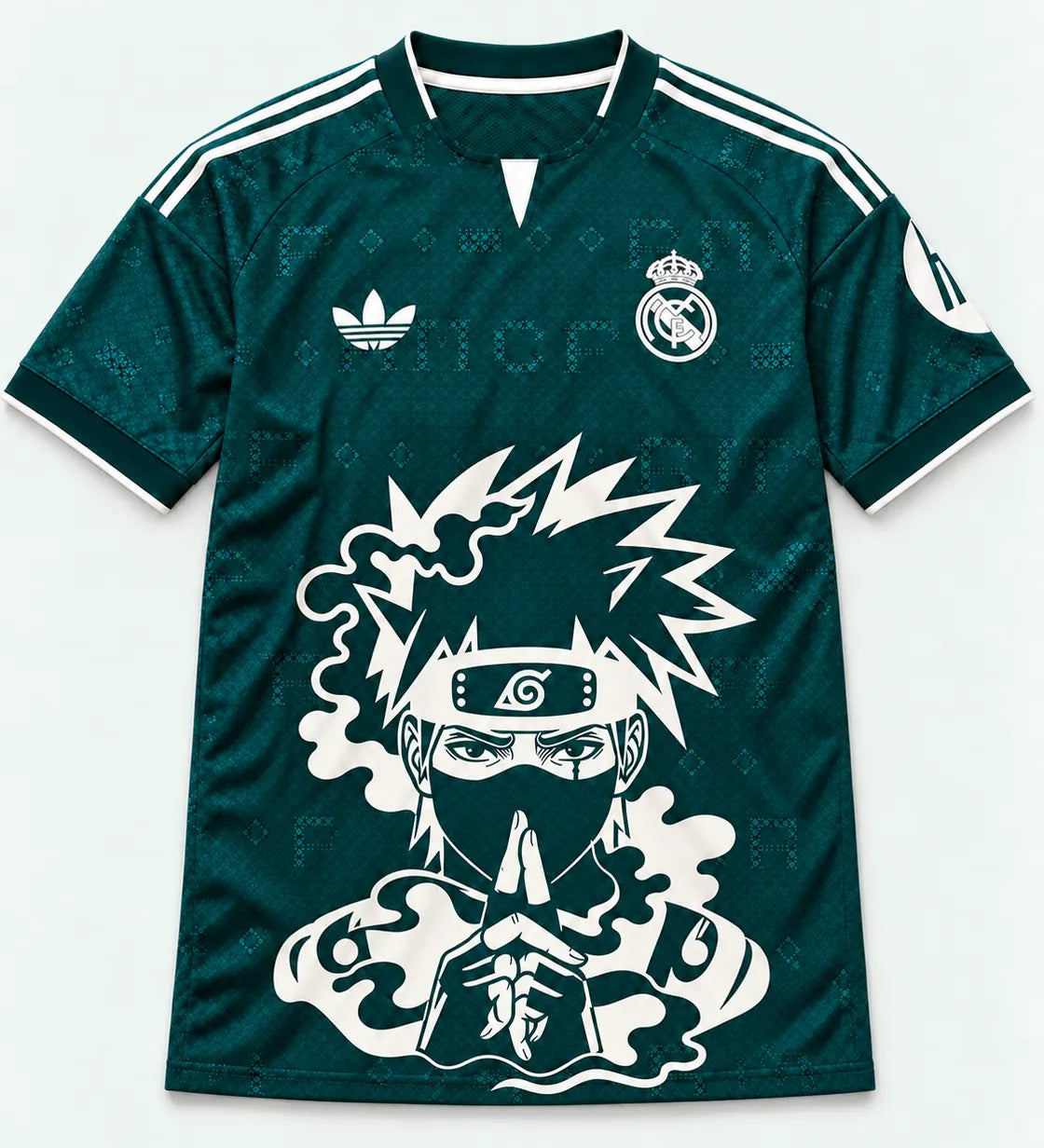 Real Madrid Away Kakashi Silent Jutsu Jersey — Front