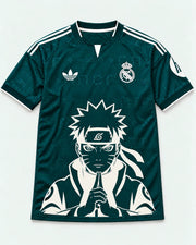 Real Madrid Away Naruto Sage Resolve Jersey — Front