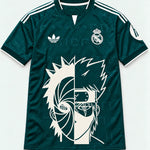 Real Madrid Away Obito Kakashi Shared Destiny Jersey — Front