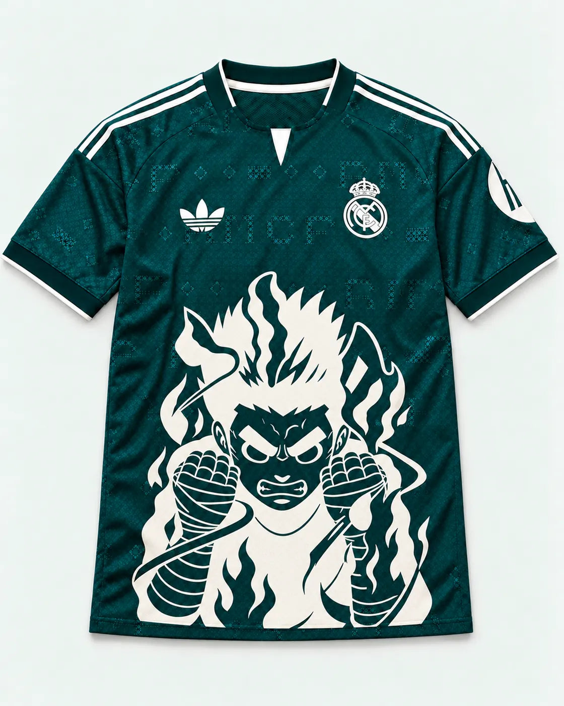 Real Madrid Away Rock Lee Inner Flame Jersey — Front